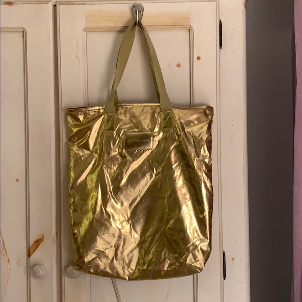 Marc by marc jacobs long gold tote